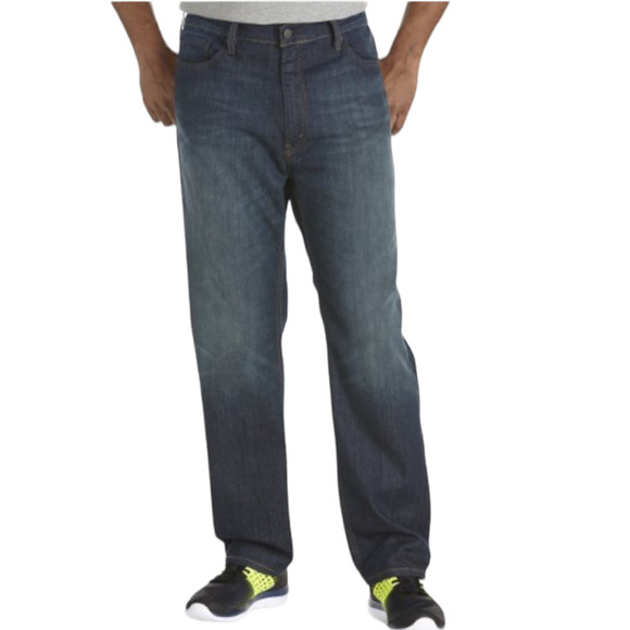 New Levi's 541 Men's Dark Wash Athletic Fit Taper Straight Leg Jeans 66 x 32 - Picture 1 of 8